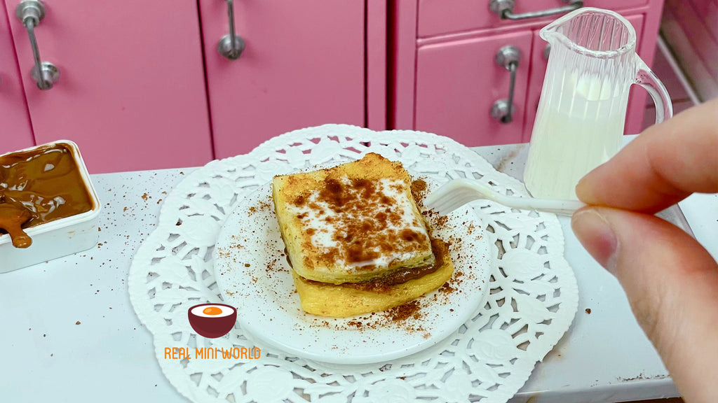 Tiny food Recipe: Chocolate lava toast 🤤 l Miniature cooking at Tiny Kitchen