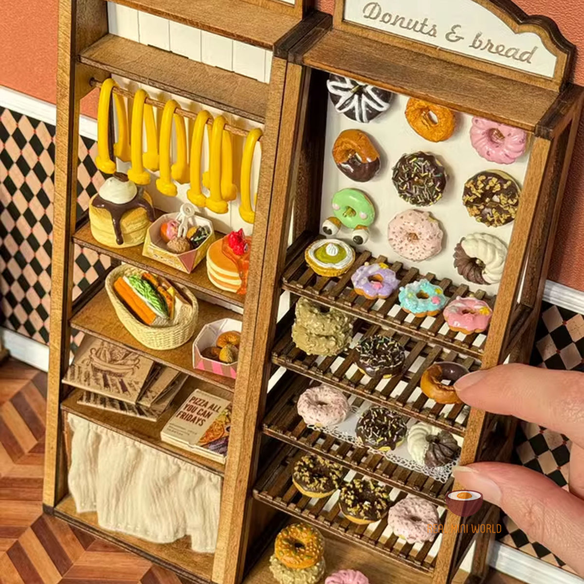 Odoria 1/12 Miniature Bakery Display Case Dollhouse