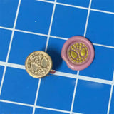 New! Miniature REAL Wax Seal stamp metal head | Tiny Journaling and Craft Shop