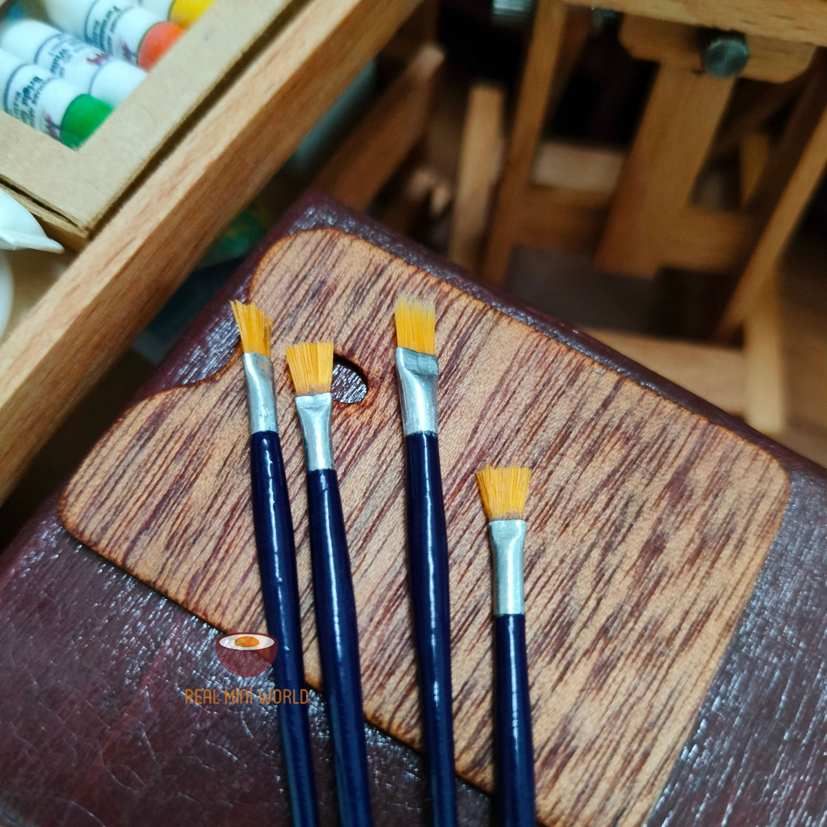 1:12 REAL WORKING miniature paint brush (can make real tiny