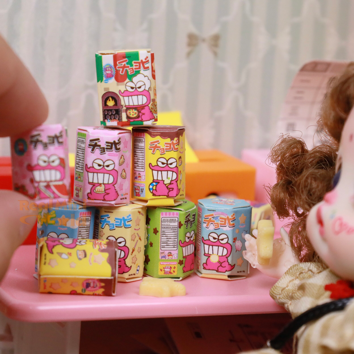 ミニチュア駄菓子屋セット（7点） | ドールハウスショップ – Real Mini