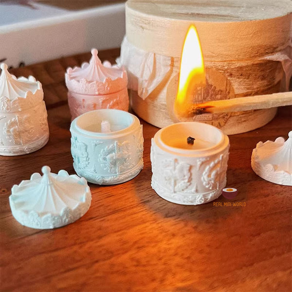 Miniature REAL Scented Candle 1:6 Scale | Functioning Miniature Shop