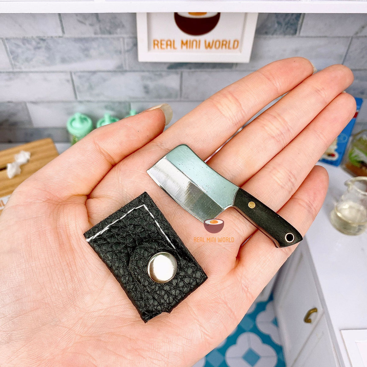 Miniature Butcher Knife, Oddities Curiosities, Tiny Cooking Cleaver 