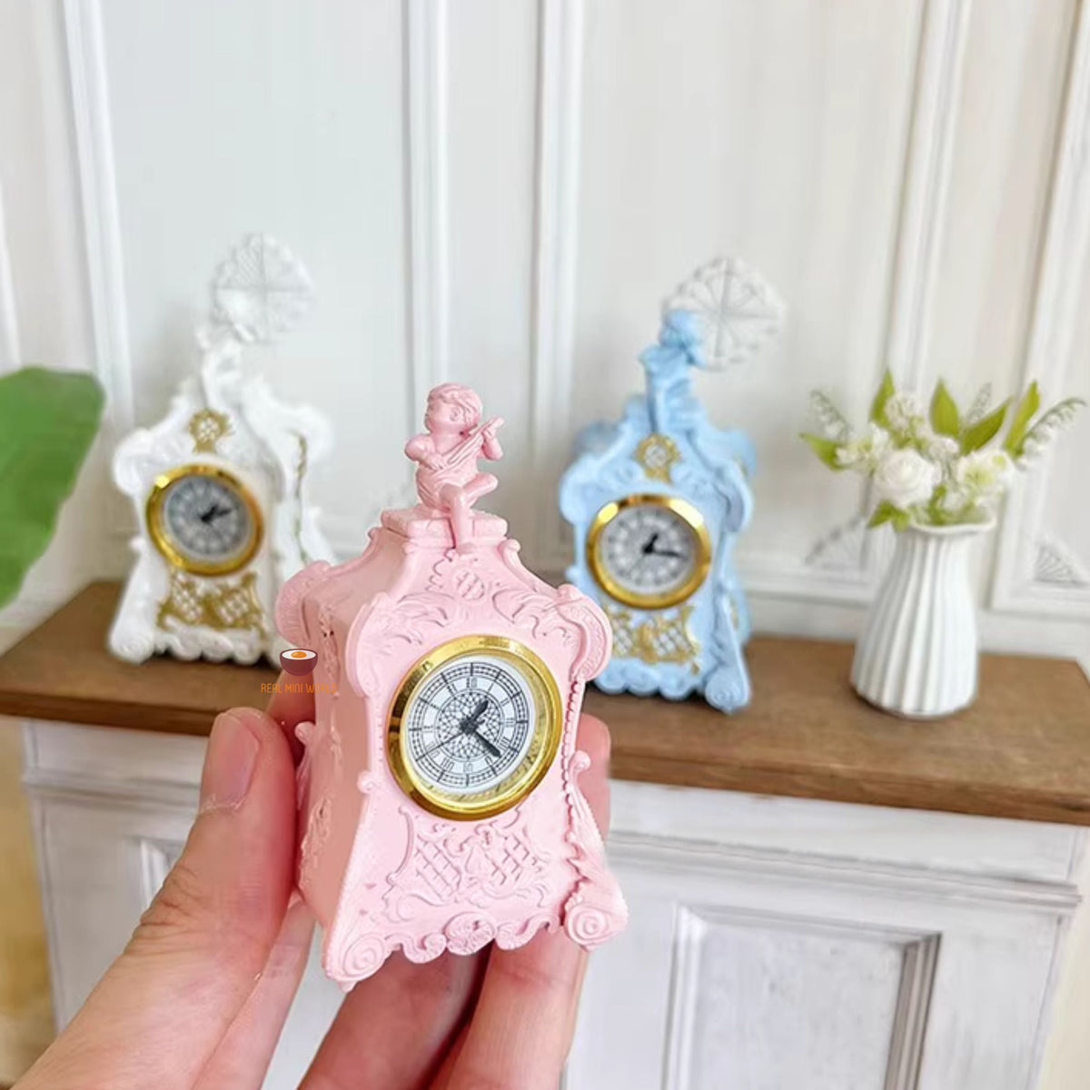 Miniature European Classic Real Table Clock | Miniature Shop