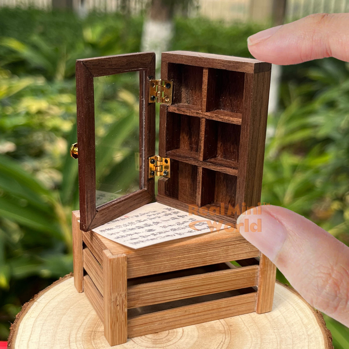 Miniature6compartmentwoodenbox