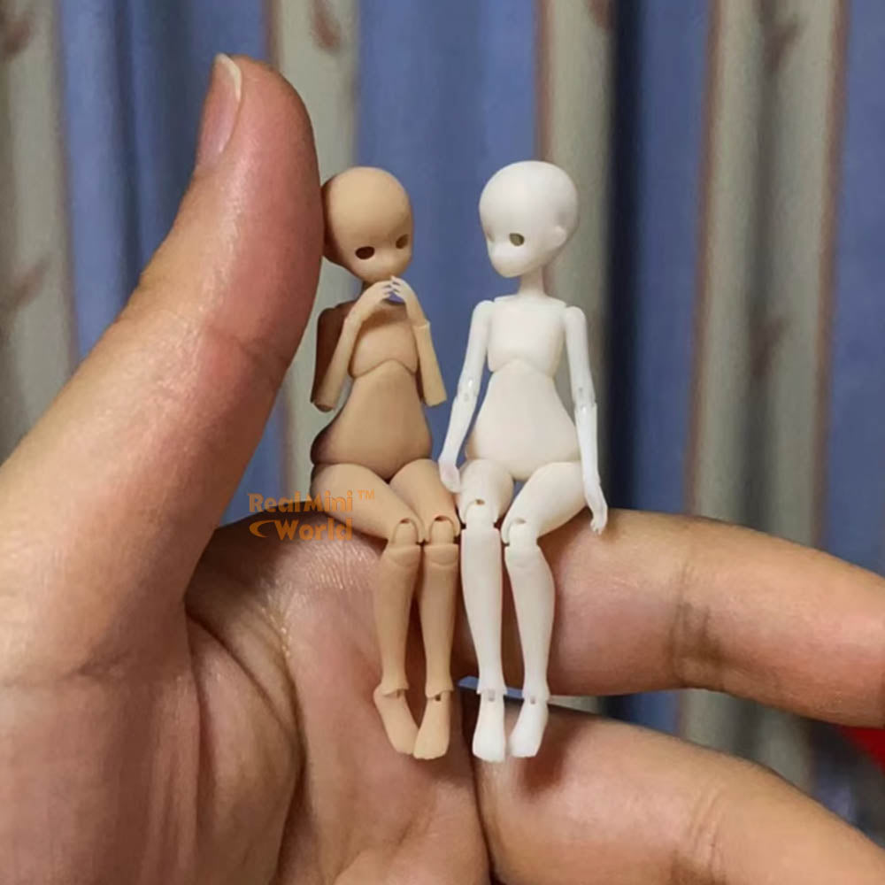 Miniature REAL BJD Ball Jointed Doll Base Handmade Miniature