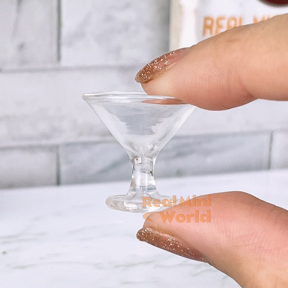 Miniature REAL Cocktail Glass | Mini REAL Cooking Shop – Real Mini