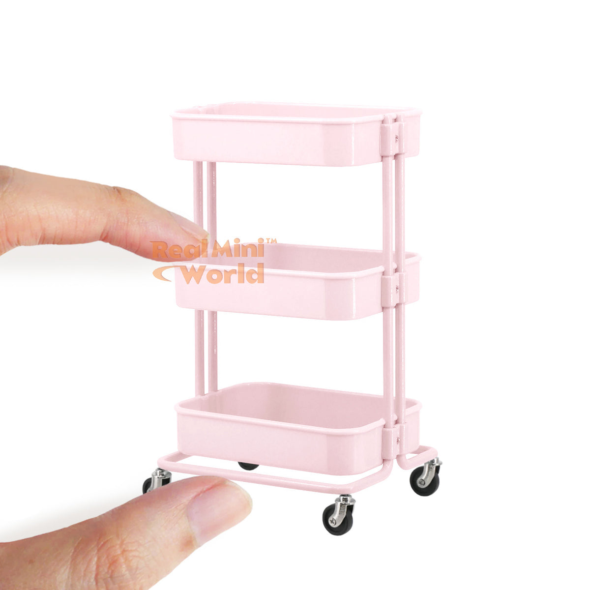Miniature 1:6 Kitchen Trolley Rack | Mini Cooking Shop – Real Mini