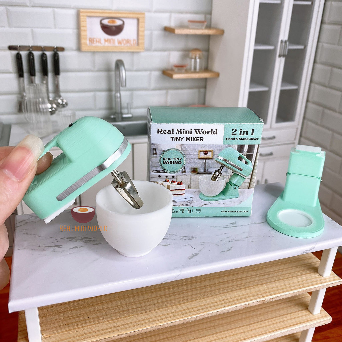 Sig til side privilegeret Svag REAL Working Miniature 2in1 Hand & Stand Mixer | Tiny Baking – Real Mini  World