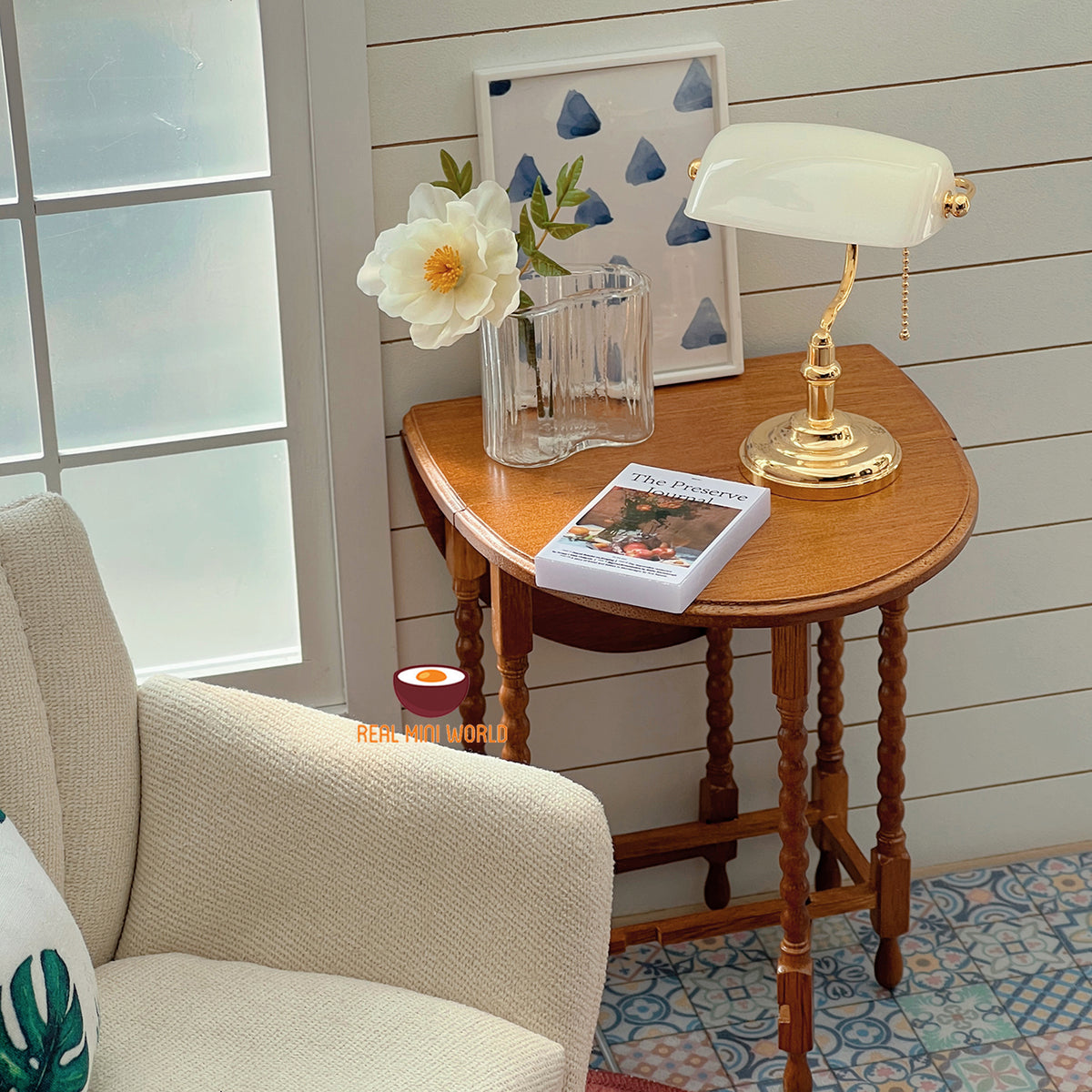 ミニチュア REAL 機能レトロスタイルデスクランプ |ミニチュアショップ