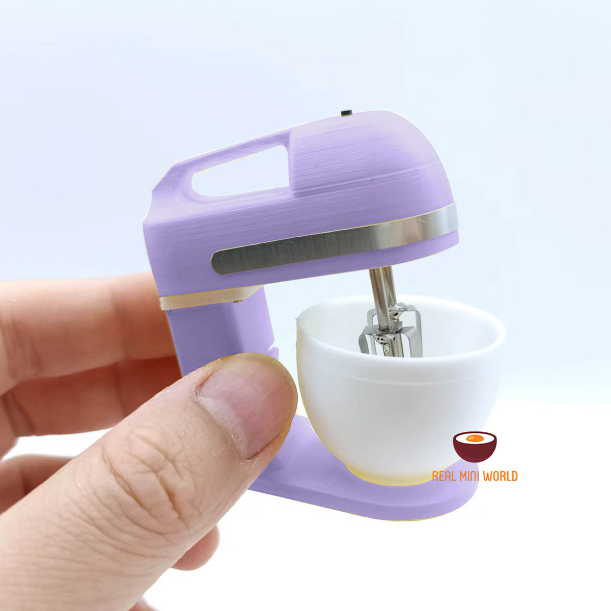 Miniature REAL Working Mixer 2in1 Hand and Stand Mixer in Pastel