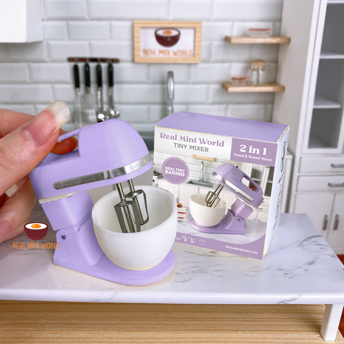 Miniature Baking Real Working 2in1 Mixer