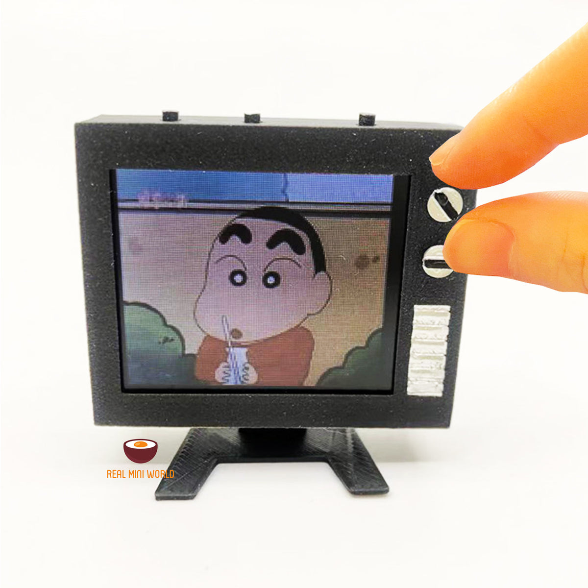 Miniature Real Working Television TV Set: Watch Real Movie