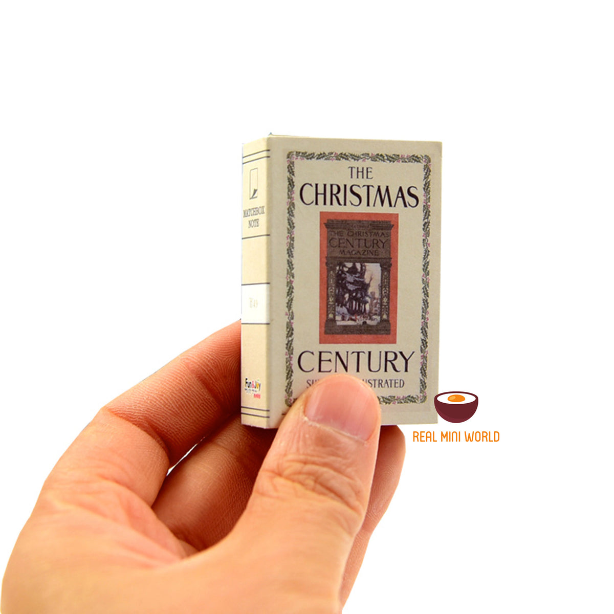 ✧1点物✧1冊✧vintage X'mas✧mini book✧豆本✧ノート✧ miniaturerealbook_1200x1200.