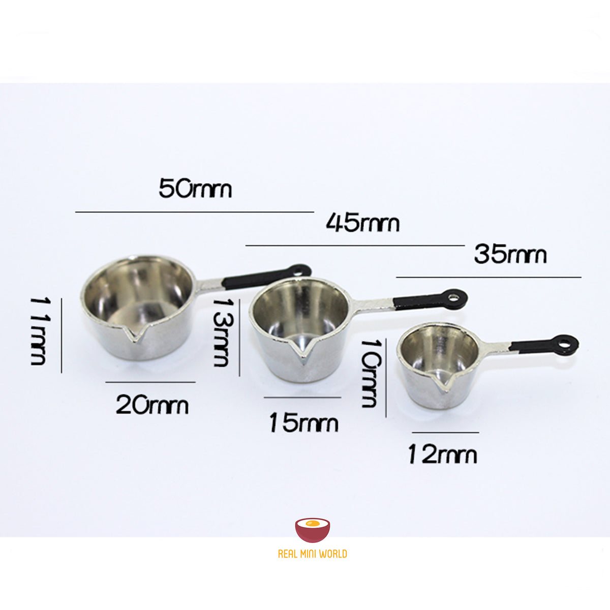 Miniature Cooking Utensils Sauce Pan Set: Cook Mini Food – Real