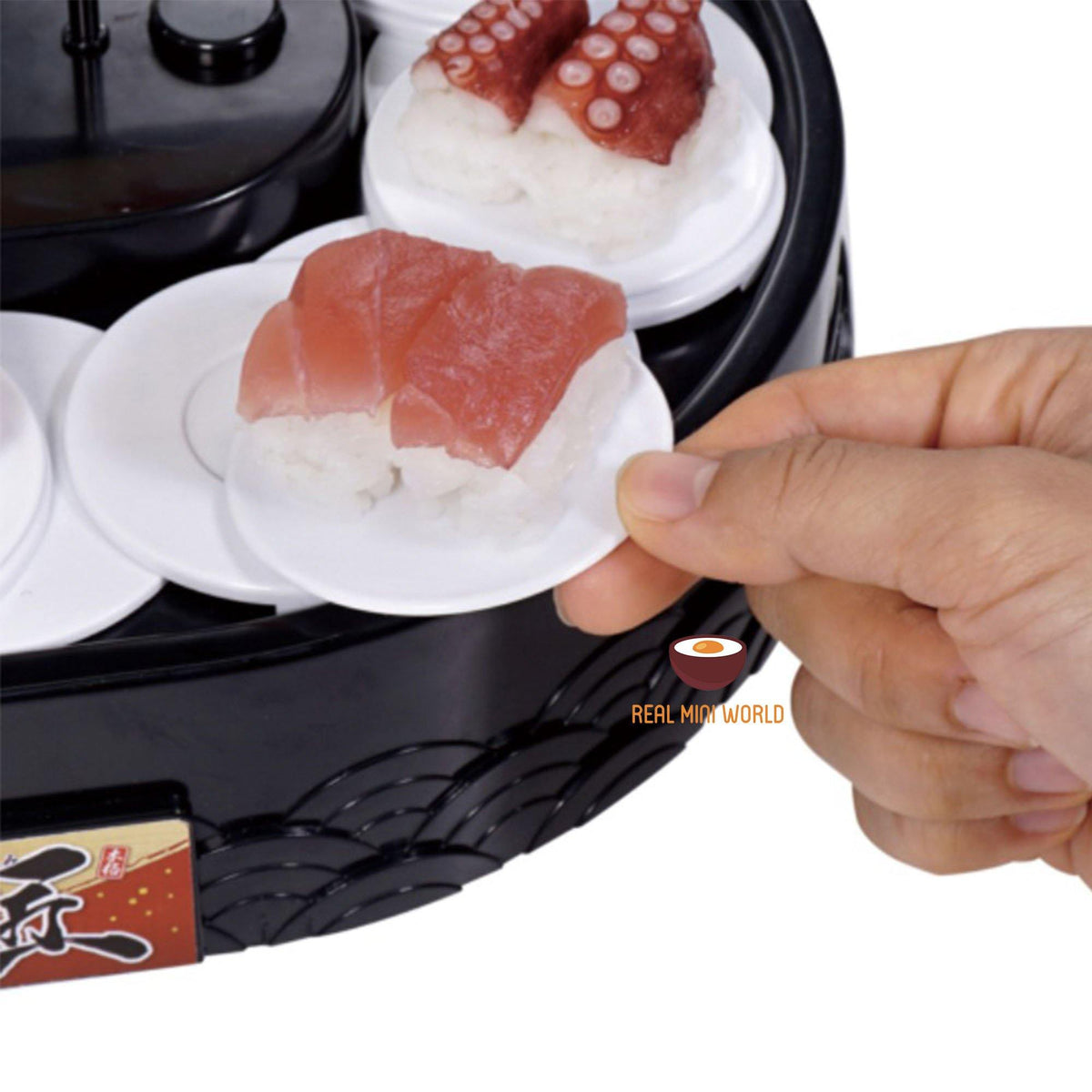REAL MINIATURE COOKING real rotating sushi conveyor Real Mini World