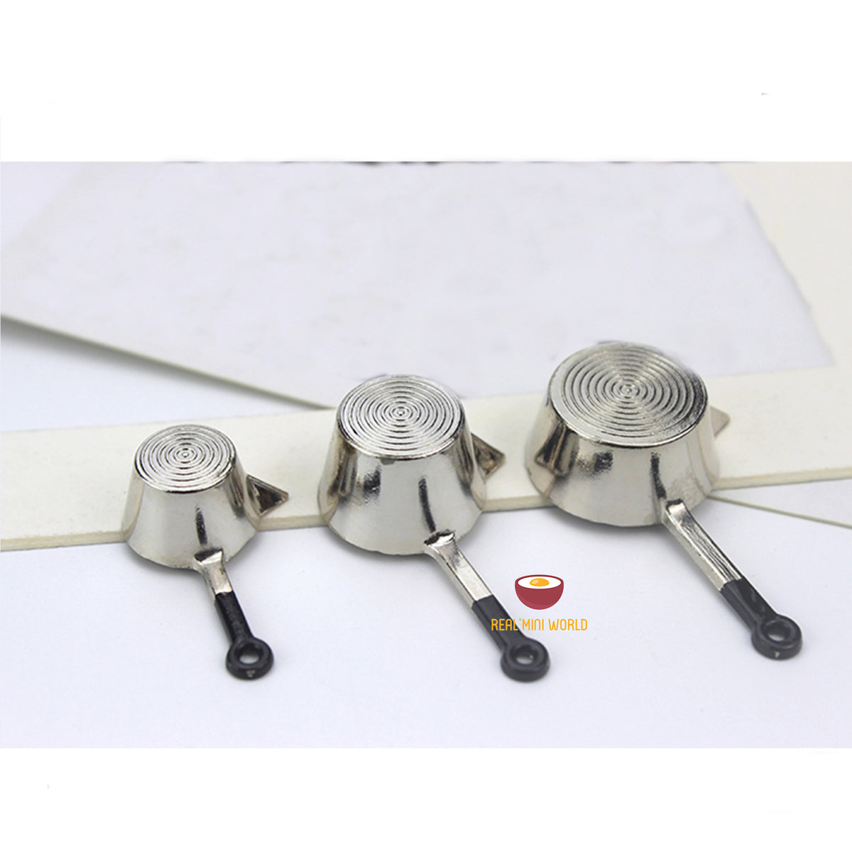 Miniature Cooking Utensils Sauce Pan Set: Cook Mini Food – Real