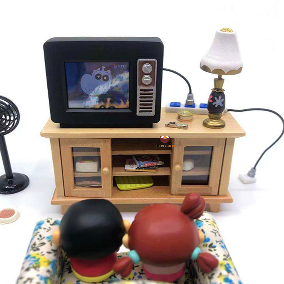 Miniature Real Working Television TV Set: Watch Real Movie – Real Mini World