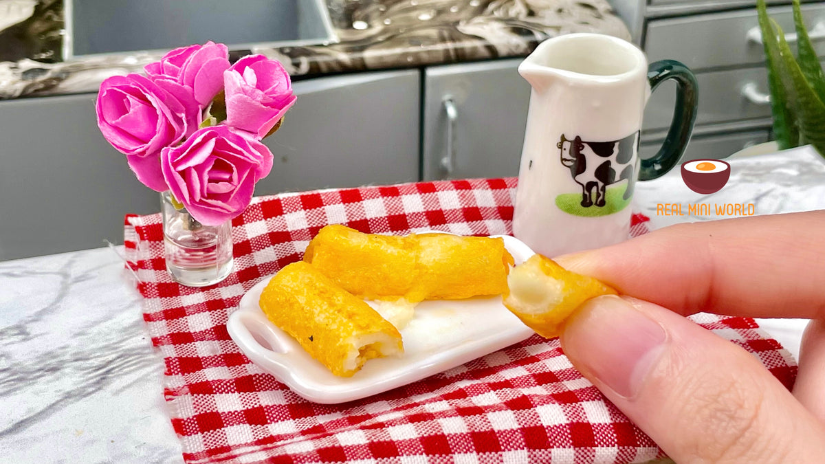 Tiny Food: YUMMY Cheese French Toast Roll Ups 🧀|Miniature Cooking ...