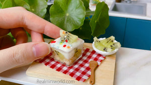 Tiny Food Recipe: Miniature Dessert Box | Miniature Cooking at the Mini Kitchen