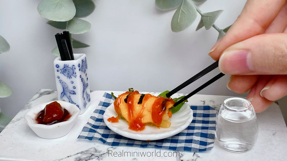 Tiny Food Recipe: Omu rice | Miniature cooking at the mini kitchen ...