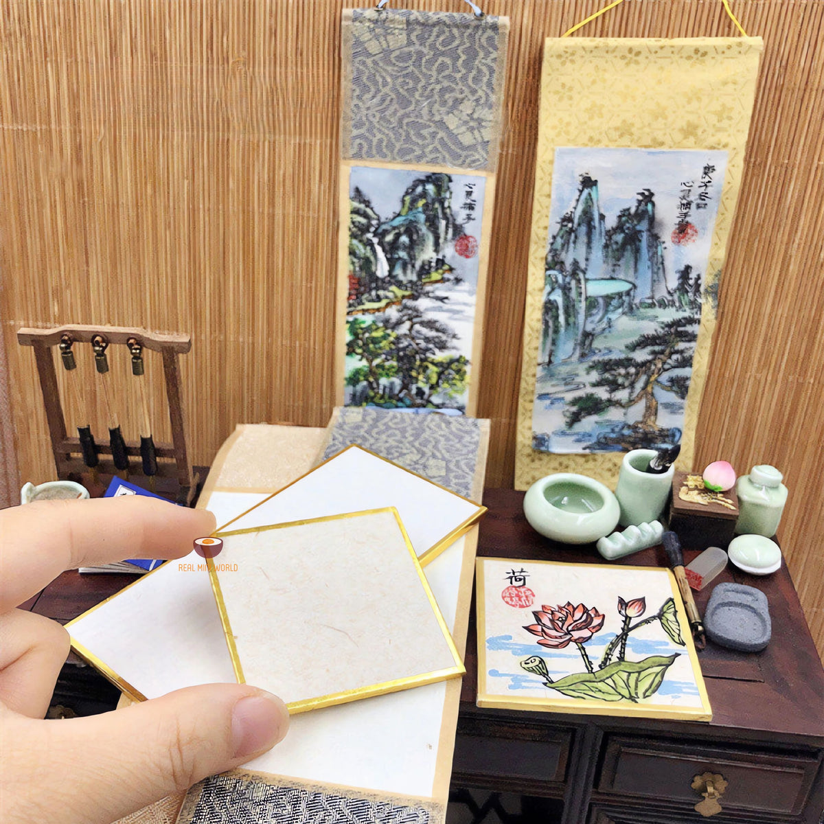 Miniature REAL Drawing Scroll / Board | Real Working Miniature Shop ...