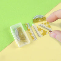 Miniature Ruler Set in yellow | Miniature Dollhouse Shop