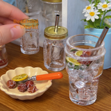 Miniature Mason Jar Collection | Mini Food Cooking Shop