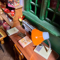 Miniature 80s Nostalgic Retro Desk Lamp | Dollhouse Miniature Shop