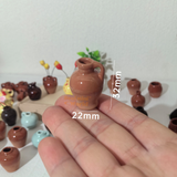 Miniature Pottery Flower Vase Collection | Handmade Miniature Shop