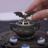 Miniature Metal Bat Cauldron | Handmade Witchcraft Miniature