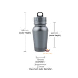 Miniature Aluminum REAL Anti-Leak Water Bottle | Mini Cooking Shop