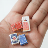 Real Miniature Playing Cards (4-Packs) | Dollhouse Miniature Shop