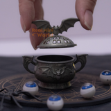 Miniature Metal Bat Cauldron | Handmade Witchcraft Miniature
