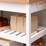Miniature 1:6 Retro Picnic Basket | Mini Cooking  & Baking Shop