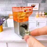 Miniature REAL Apple Juice Water Dispenser | Mini Cooking Shop
