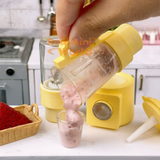 Set frullatore 2 in 1 in miniatura REAL (giallo pastello)
