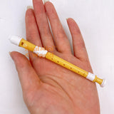 Miniature REAL Flute (Yellow) | Dollhouse Miniature Shop