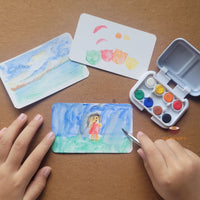 Miniature REAL Painting Water Color Set 1:6