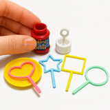 Miniature Bubble Making Red Set | Functioning Dollhouse Miniature Shop
