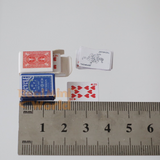 Real Miniature Playing Cards (4-Packs) | Dollhouse Miniature Shop