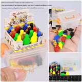 Miniature Puzzle Figures Set + Container | Dollhouse Miniature Shop
