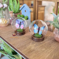 Miniature Butterfly Glass Globe (RANDOM COLOR) | Miniature Shop