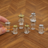 Miniature Mason Jar Collection | Mini Food Cooking Shop