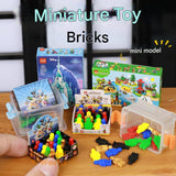 Miniature Puzzle Figures Set + Container | Dollhouse Miniature Shop