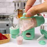 Miniature REAL Blender 2in1 Set (Pastel Green) | Mini Food Cooking Set