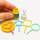 Miniature Bubble Making Yellow Set | Functioning Dollhouse Miniature Shop
