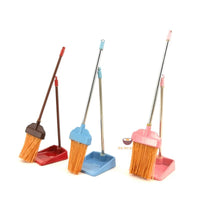 Miniature Real Broom & Shovel Set  | Mini Cooking Shop