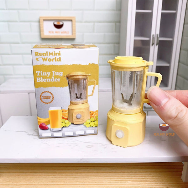 Miniature REAL Jug Blender in Pastel Yellow