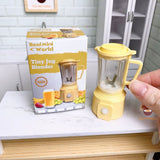 Miniature REAL Jug Blender in Pastel Yellow | Mini Food Cooking Shop